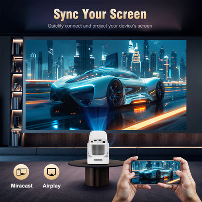 Magcubic HY310 Auto Focus 4K HD Mini Projector 330ANSI 1080P Android 11 Portable Cinema 5W Speaker Air Mouse Voice Control HY300