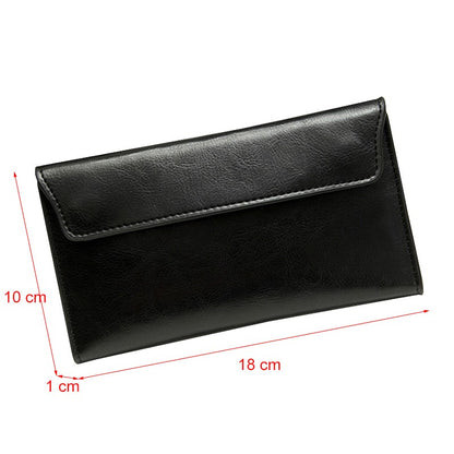 Women Leather Slim Clutch Bag Long Wallet Female Handbag Luxury Genuine Leather Wallets Coin Purses Ladies Card Holder Bolsos