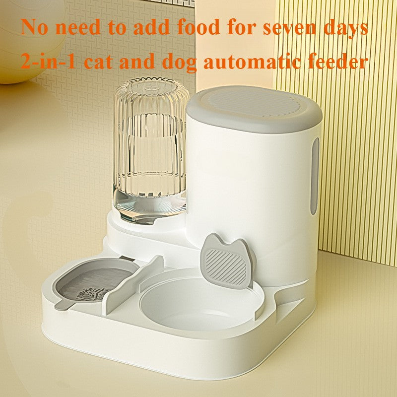 Tigela automática para gatos, cães e animais de estimação, bebedouros, tigela integrada para gatos, tigela de ração para gatos, cães, para comer, beber ág