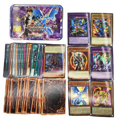 Yu Gi Oh Cards PACK DE DEUS EGÍPCIO Deck de Cartas Inglês TCG Holográfico Dourado Dragão Branco Jogo de Duelo Coleção de Cartas com Caixa de Lata