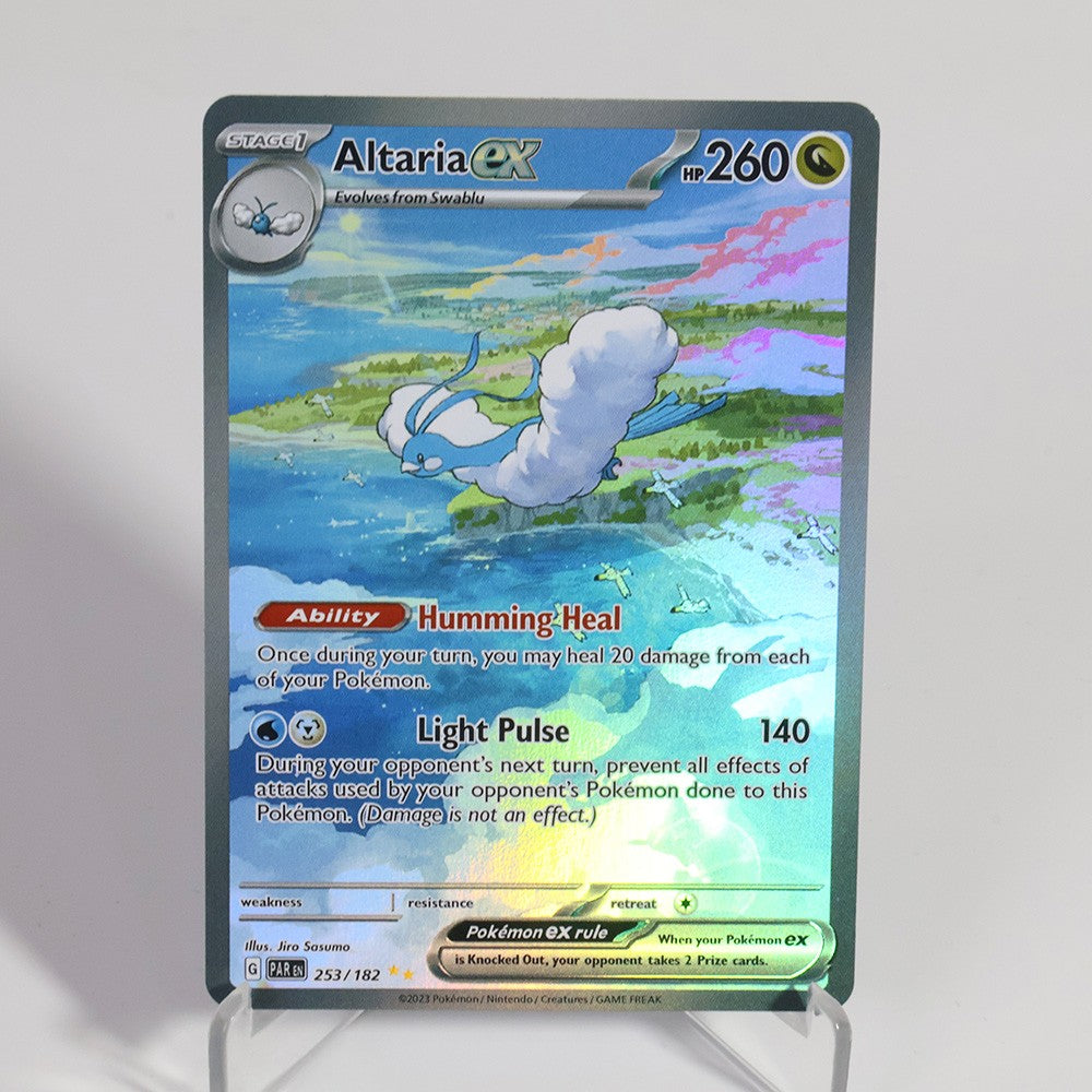Cartas PKM Foil Cartas Proxy Latios&Pikachu Mew Greninja Coleção de Negociação de Jogos Holográficos Brinquedos PTCG Proxy Presentes