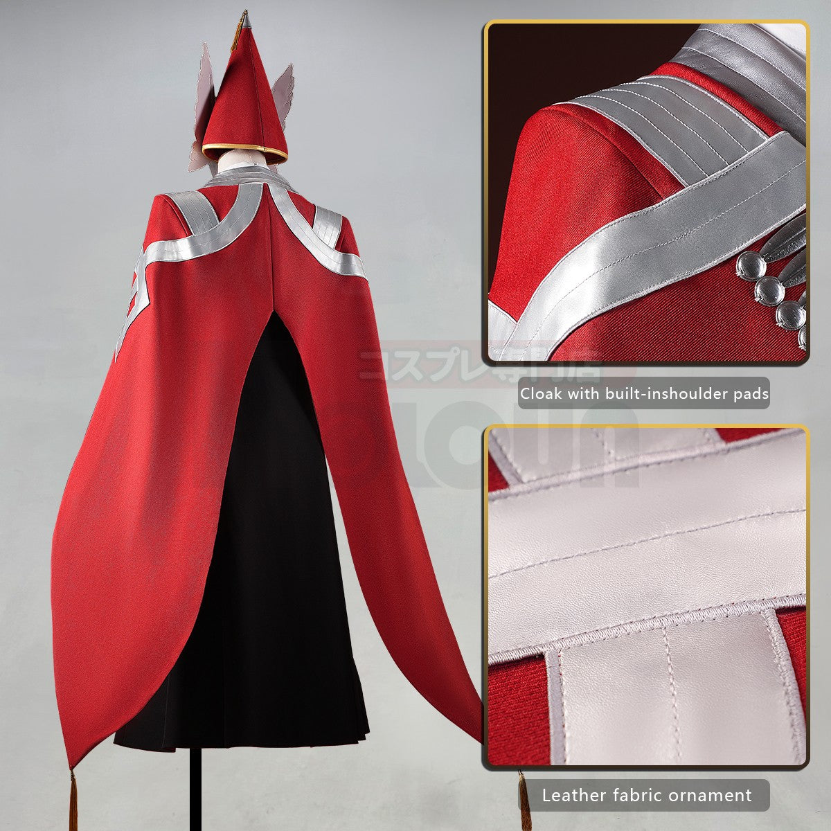 HOLOUN Witch Hat Atelier Anime Easthies Cosplay Costume Moralis Knights Convention Halloween Christmas Party Outfit Cloak