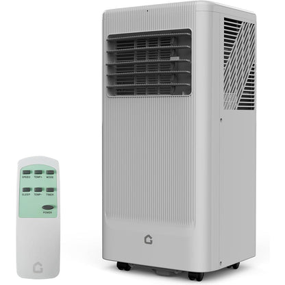 Ar-condicionado portátil de 8.000 BTU com modos resfriar/secar/ventilar, resfriamento rápido em até 32,5 m², resfriamento sem dreno, modo de suspensão silencioso