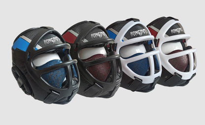 Capacete Sanda Máscara Facial Removível Proteção Espessa Capacete de Taekwondo para Adultos e Crianças Protetor de Cabeça de Boxe Equipamento de Proteção para Artes Marciais
