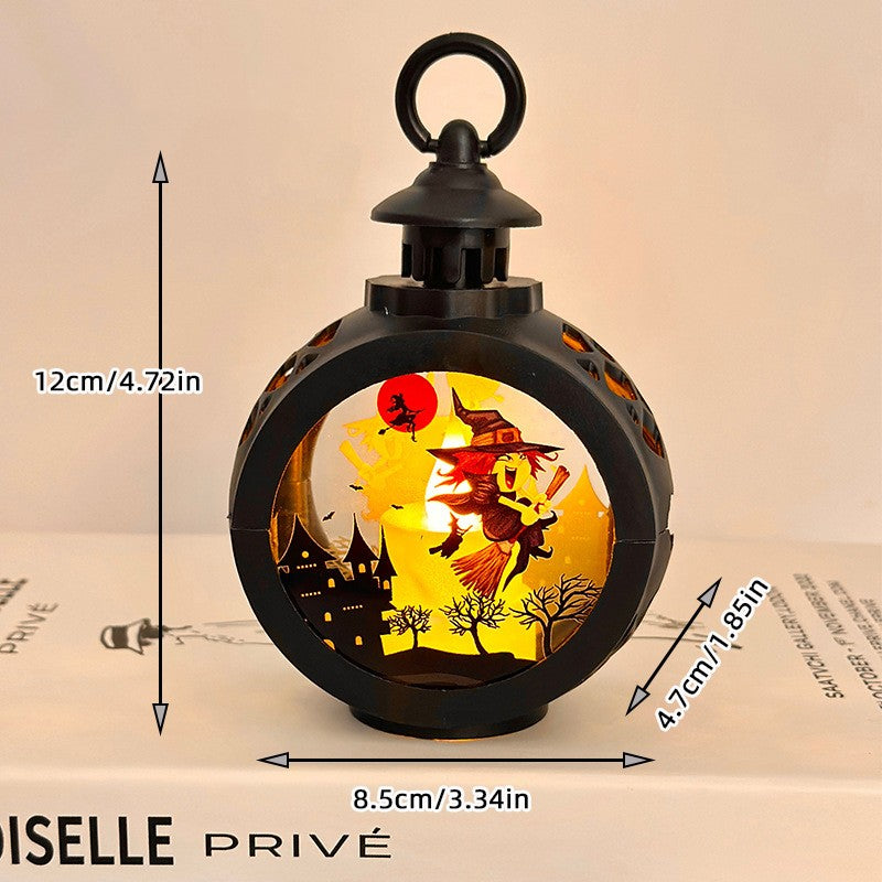 Halloween LED Pumpkin Lamp Ornaments Horror Atmosphere Kids Toy 2026 Halloween Party Home Decor Decoration Supplies