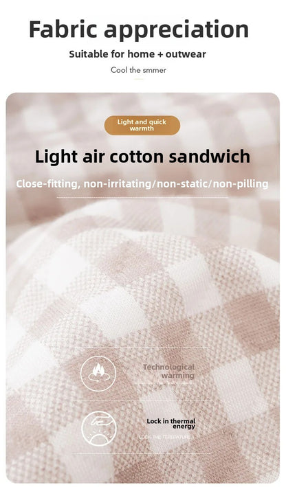 Thickened Air Cotton Sleep Pants Women's Autumn Winter Home Clothes Mid-aged Mom Warm Outerwear Large Size Home Pants