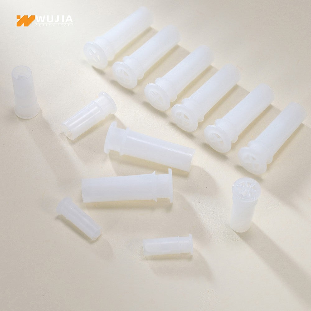 30/50/100 unidades de apito de plástico, palhetas para brinquedo barulhento, inserções para fazer barulho em sapatos, cachorro, gato, apitos para consertar acessórios de brinquedos de pelúcia para animais de estimação
