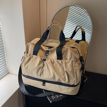 Large Travel Bag - Spacious, lightweight & durable. With adjustable strap & pockets. Perfect for travel & commute.