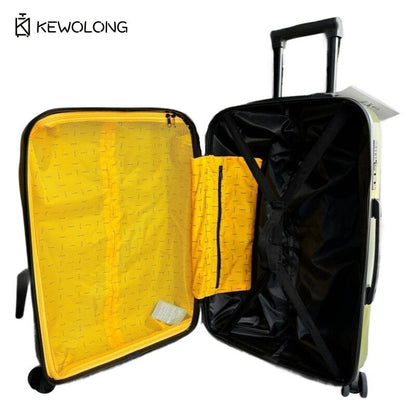 Crash luggage Italy Design Broken Zipper Suitcase With TSA Lock Zshow Brand Vintage Grunge Luggage