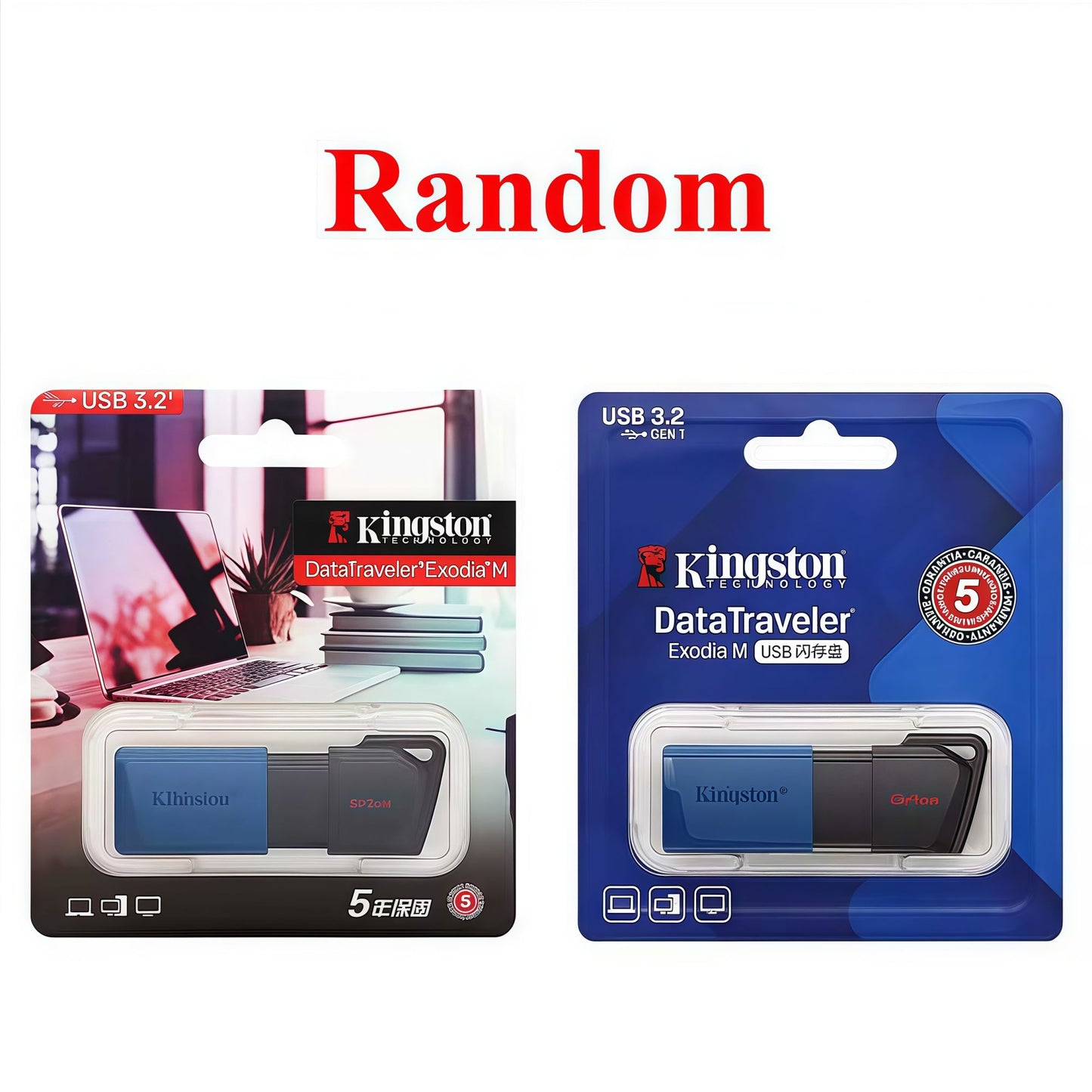 Kingston genuine USB flash drive, high-speed car dashcam, mobile phone/computer, student DIY