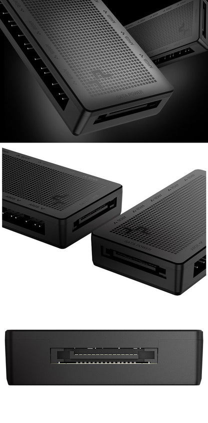 DeepCool Fan HUB PWM 5V 3pin ARGB Magnetic Attraction Fan HUB Splitter SATA Power Control Connect Motherboard