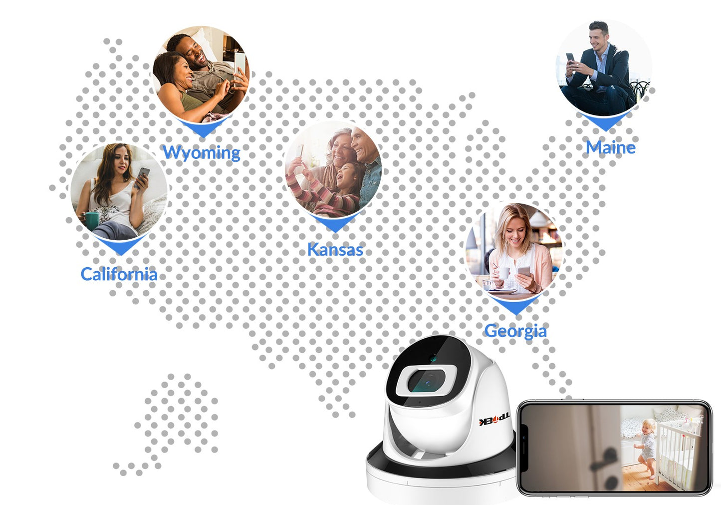 4MP IP Wifi Camera Wi-Fi 2MP 1080P Surveillance Camera Indoor Home Two Way Audio Wireless Security Camara 2.8mm Video CamHi Cam