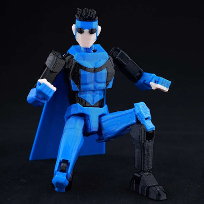 Boneco de Ação Multiarticulado 3D Impresso Dummy13 Homem-Aranha 9L3D Colecionável Marvel com Braços Articulados Boneco para Animação Stop Motion
