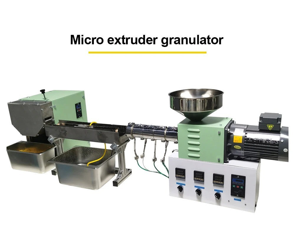 SJ35/SJ25/SJ15 Micro Extrusion Granulator Plastic Modification Formula Laborator 3kg/h with Cooler & Spooler System 3D Printing