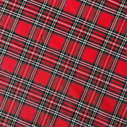 1pc Christmas Checkered Tablecloth Rectangle - Red Buffalo Plaid Cotton Gingham Xmas Table Cloths, Winter Farmhouse Table