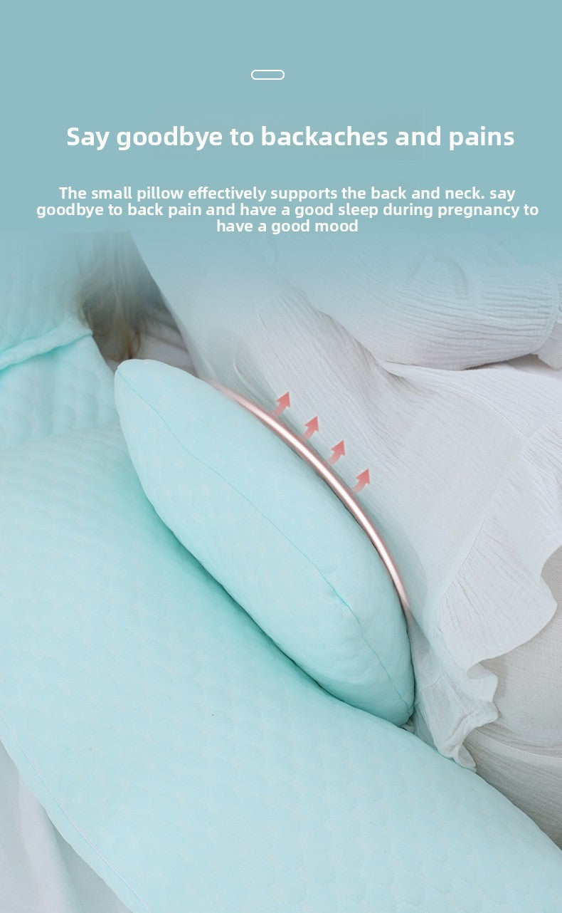 Pregnant women's pillows side sleeping pillows abdominal support U-shaped throw pillows for pregnant women to sleep are enlarged