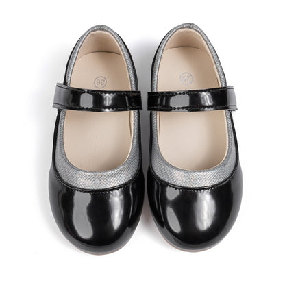 Fashion Children's Flat Shoes Non-slip PU Leather Shoes 3-colors Comfortable Wear-resistant All-season Mary Jane Princess Shoes