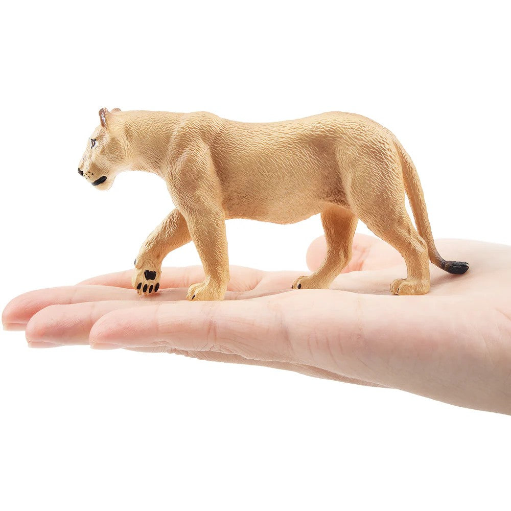 Toymany Simulação Leoa Andando Modelo Animal Selvagem Brinquedo Mini Figuras Bonecas Figuras de Ação Brinquedos para Presente Infantil