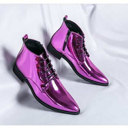 Classic Retro Dress Men's Monk Leather Shoes With Pointed Toe Buckle Business Office Wedding Soft Comfortable Men's Shoes