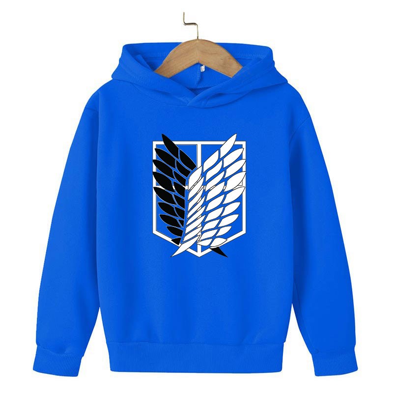 Autumn and winter attack giant sports Hoodies sweater attack Titan sweater Children's clothes street jacket Anime Sweatshirt
