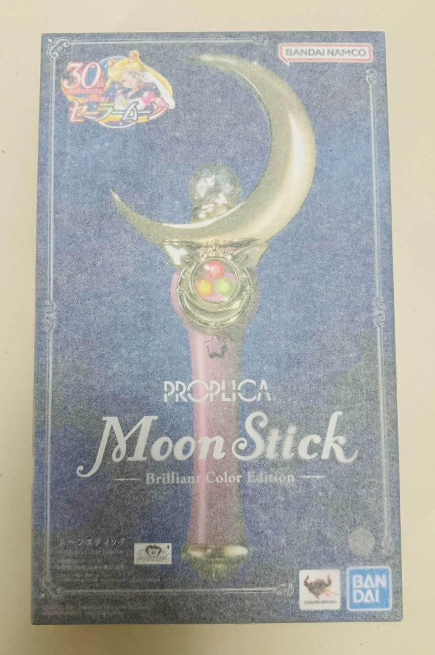 Em Estoque Original BANDAI PROPLICA Moon Stick Broche de Transformação Caneta de Disfarce Estrela de Cristal Figura Anime Sailor Moon Modelo de Brinquedo