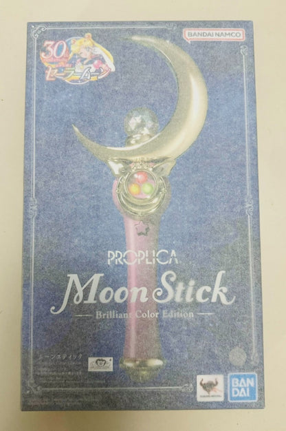 Em Estoque Original BANDAI PROPLICA Moon Stick Broche de Transformação Caneta de Disfarce Estrela de Cristal Figura Anime Sailor Moon Modelo de Brinquedo