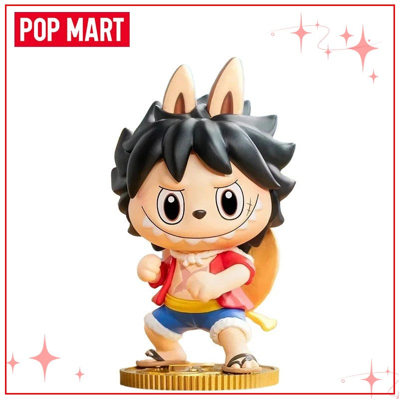 Pop Mart THE MONSTERS Labubu One Piece Series Blind Boxes Labubu One Piece Figurinhas Presente