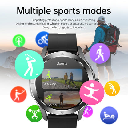 Novo Para Xiaomi S4 Ultra Outdoor Sports Smart Watch Masculino 1,53 polegadas AMOLED NFC GPS Bússola Frequência cardíaca À prova d'água Chamada BT Smartwatch