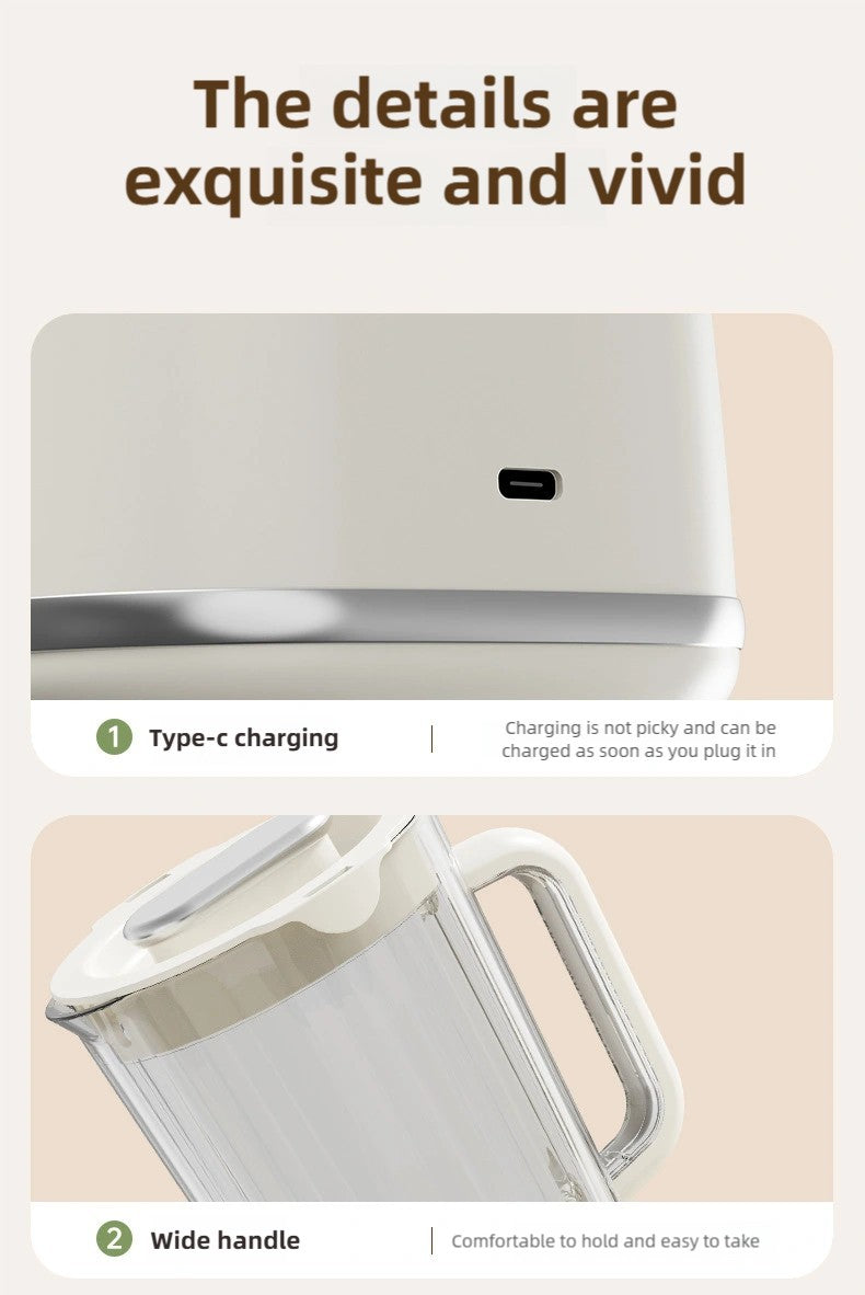 Espremedor TINSOL Novo Lar 10 Lâminas 3000mAh Liquidificador Multifuncional com Botão Espremedor Triturador de Gelo Alta Taxa de Extração de Suco Ferramentas de Cozinha