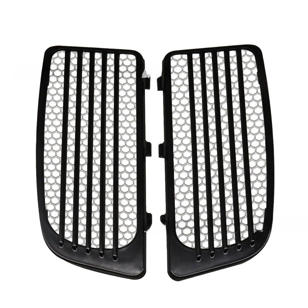 Grade do Radiador da Motocicleta Carenagem Inferior Grades Laterais Tampa de Acabamento para Harley Touring CVO Electra Road Street Tri Glide Ultra Low FLHTKL