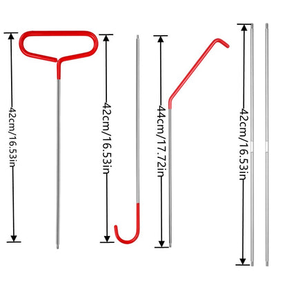 Conjunto de Ferramentas para Carro de 21/18 Peças Bomba de Ar Inflável Ferramentas de Abertura e Fixação de Janela e Porta Automotiva Kits de Longo Alcance com Bolsa de Transporte