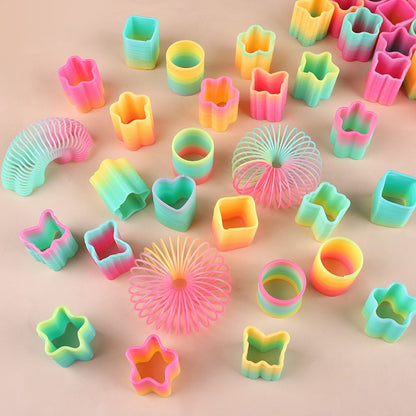 12/24Pcs Rainbow Magic Spring Toys for Kids Birthday Party Favors Pinata Fillers School Prize Wedding Christmas Boy Girl Gifts