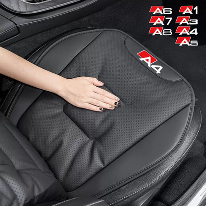 Leather Car Seat Cover Universal Four Seasons Car Front/Rear Seat Cushion for  Audi A1 A3 A4 A5 A6 A7 A8 Car Chair Protector Pad
