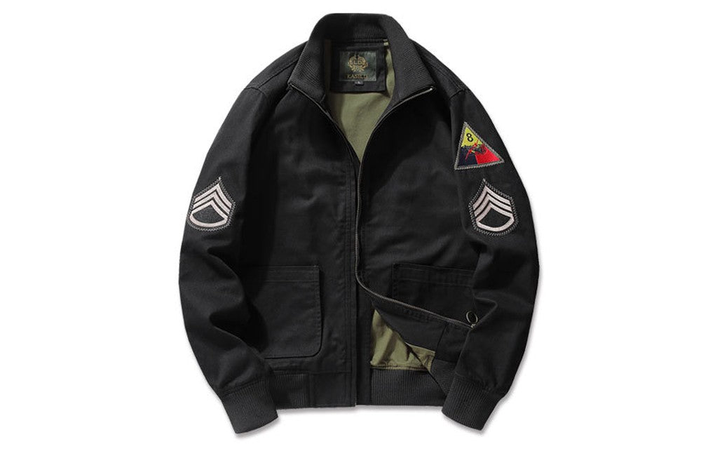 Autumn Men's Bomber Jacket Casual Male Outdoor Windbreaker Baseball Coats Fashion Retro Men Cotton Ma-1 Pilot Jackets  Clothing