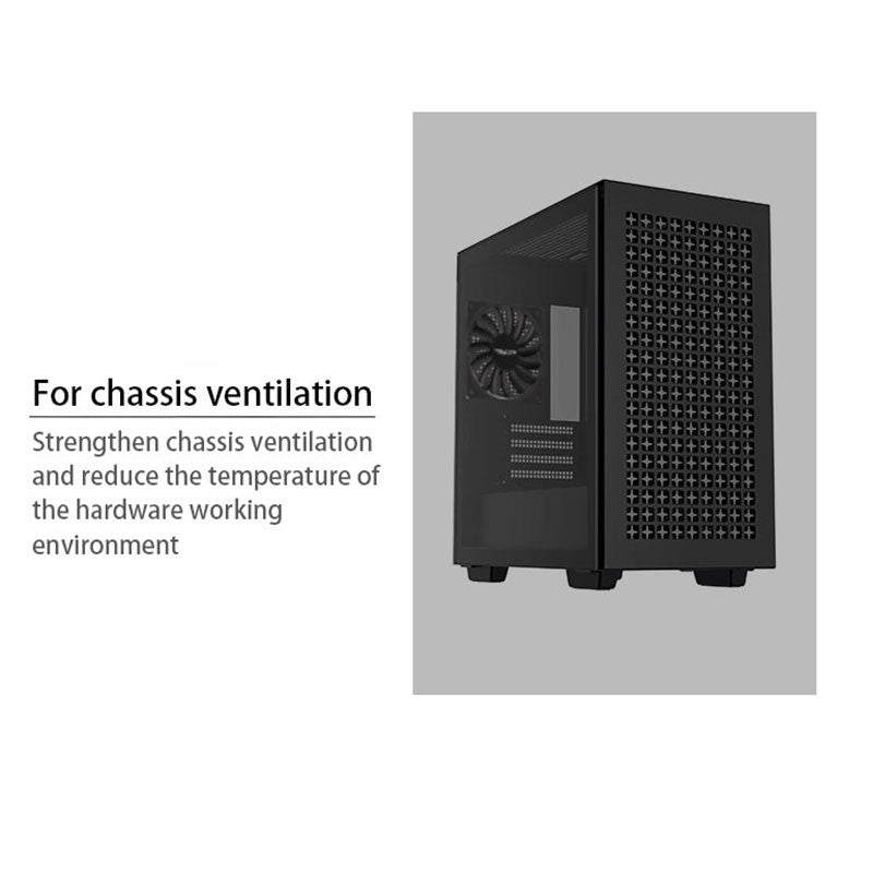 TEUCER TE-12012 Ultra-thin Cooling Fan 120x120x12mm Ultra-thin Size Low Noise 4PIN PWM For Desktop Computer CPU Cooler