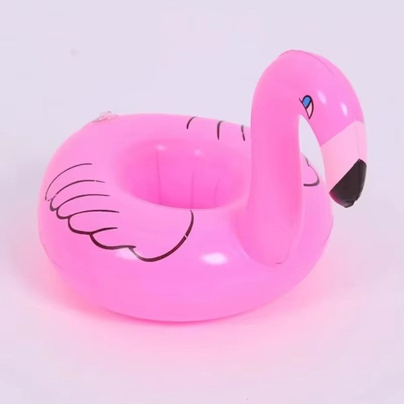 Hawaii Flamingo Coco Cup Holder Beverage Boats Phone Stand Floating Inflatable Pool Float Cup Holder Summer Beach Party Supplies