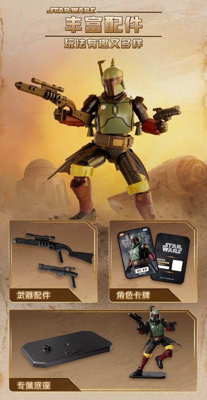 NOVOS BLOKEES Original Mandalorian GV01 Star Wars Brinquedo Djarin Mando Grogu Yoda Boba Fett Imperial Stormtrooper Boneco de Ação Presente