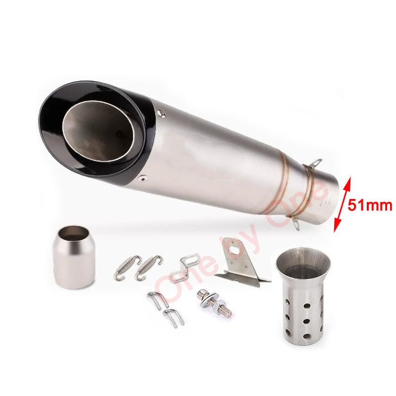 Universal Motorcycle Exhaust Muffler Pipe Escape Moto DB Killer For Honda R6 R15 R1 R3 MT07 Tmax155 XMAX GSX250