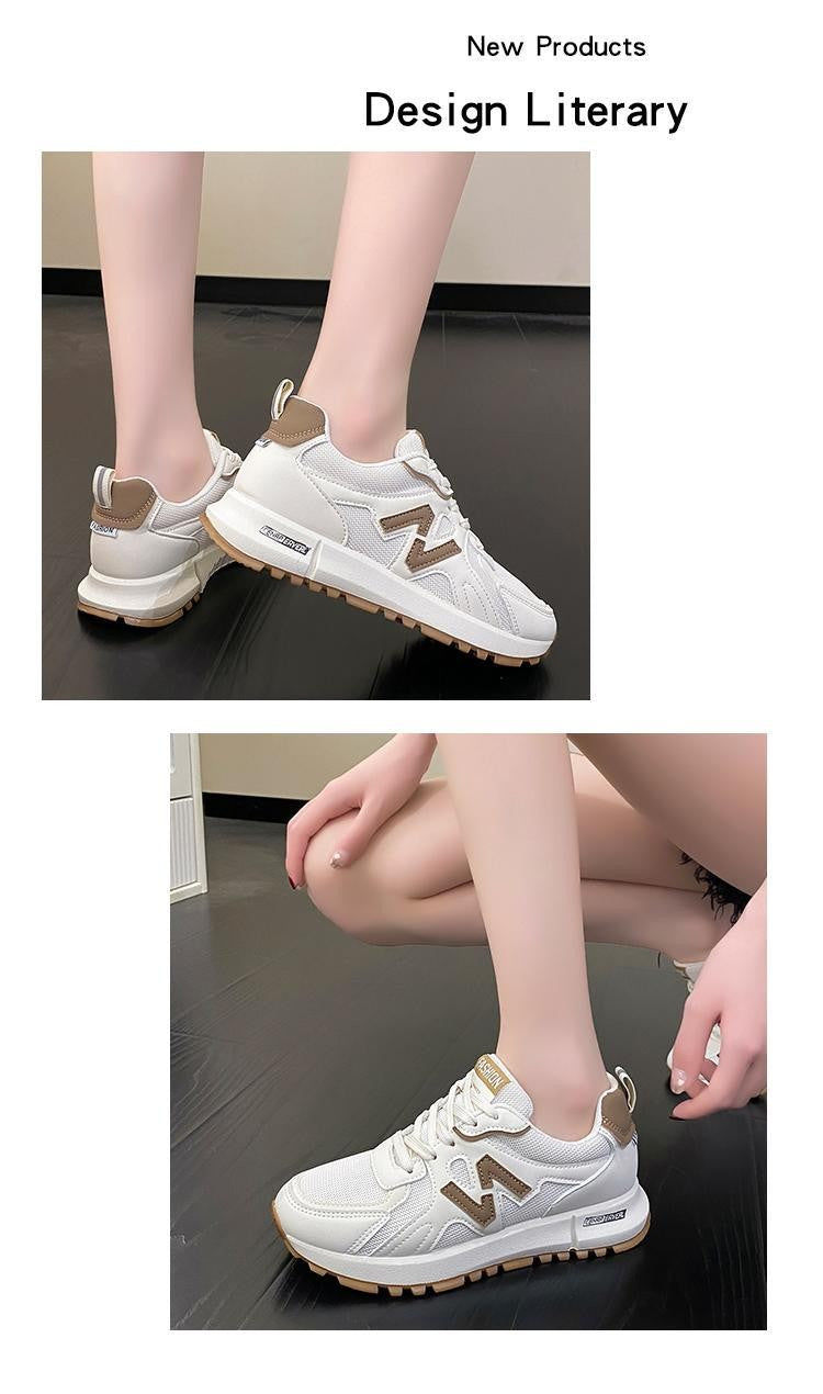 Sports Shoes for Women 2025 Spring New Super Hot Versatile Anti slip Casual Women's Shoes Soft Sole Running Little White Shoes