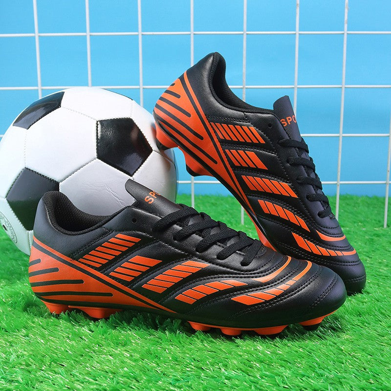 Unisex Youth Soccer Cleats Lightweight High Top FG FT Football Shoes Enhanced Traction Comfortable Match Training for Boys Girls