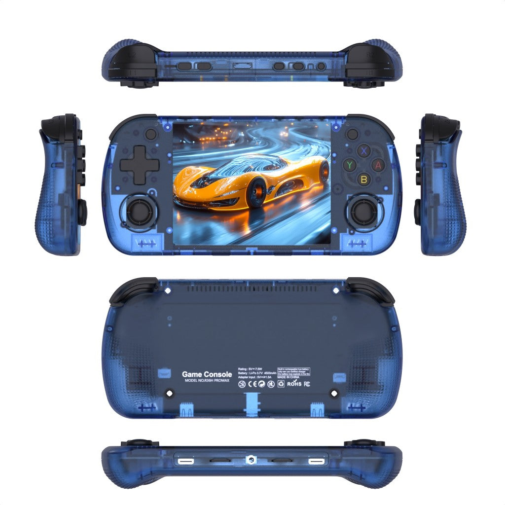 BOYHOM R36H PRO Retro Handheld Video Game Console Linux System 4.2 Inch IPS Screen R36HPROMAX Portable Pocket Video Player 64GB