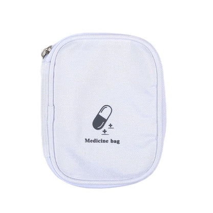 Portable First Aid Medical Kit Travel Outdoor Camping Emergency Medicine Storage Bag Travel Mini  Pouch Organizer Pill Case