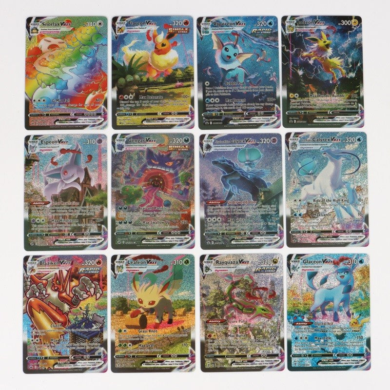 New Holographic Pokemon Cards Scarlet Violet 80Vmax 20EX English Letter Pokemon trading card Kids Gift