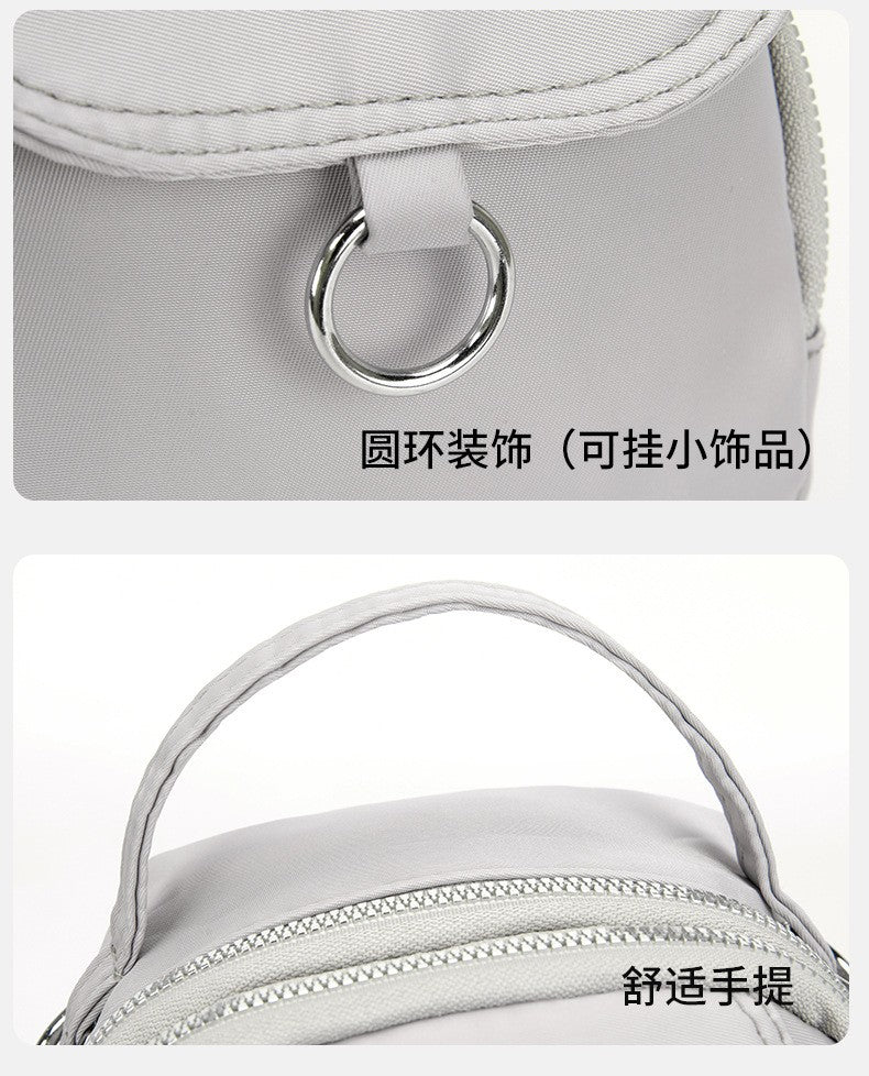 Small Canvas Women's Crossbody Bag Fashionable High-End Shoulder Handbag Large Capacity Space for Stylish Storage