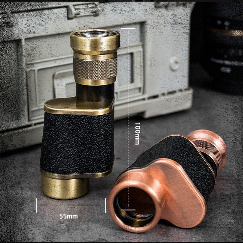 Monocular Potente Russo 8X24 Estrutura de Metal Telescópio Profissional Portátil Militar Telescópio Lente Totalmente Óptica Para Acampamento