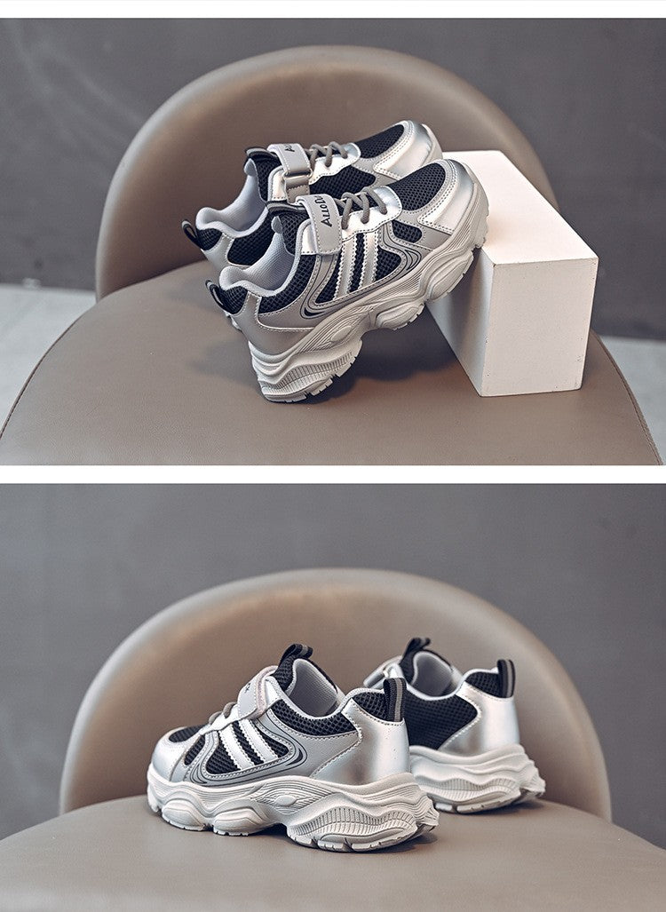 2025 Spring Autumn New Boys Kids Sport Shoes Girl Baby Toddler Mesh Breathable Casual Running Shoes Soft Soled Children Sneakers