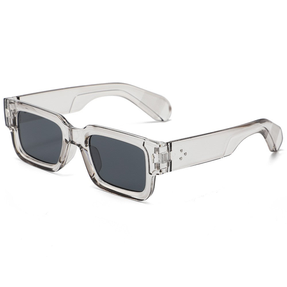 1PC Unisex Retro Square Sunglasses Classic UV Protection Plastic Frame Shades for Outdoor Travel Driving