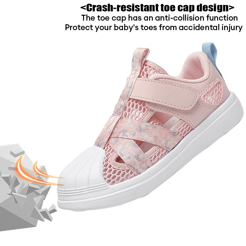 Summer Breathable Kids Sandals Boy and Girl Fashion Sneakers Lightweight Non Slip Walking Shoes Comfortable Sport Shoes