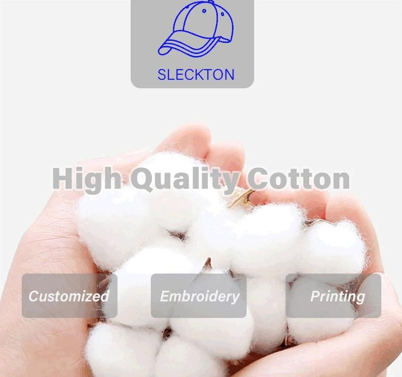 Boné de beisebol SLECKTON personalizado com logotipo bordado, secagem rápida para proteção no verão, design respirável e à prova d'água, estampa de imagem DIY
