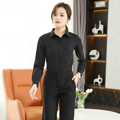 Formal Dress Women Shirt Long Sleeve Blouse New Black Shirt Women Tops 2024 Fashion Women Clothing Basic White Shirts OL Blouses